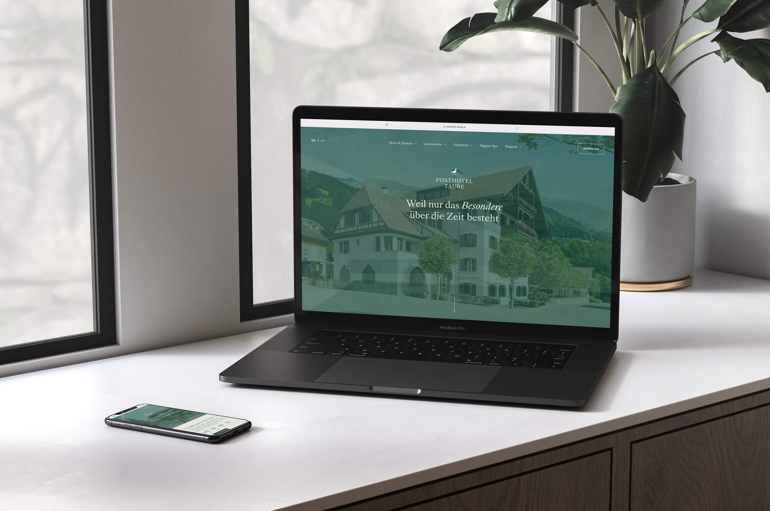Referenz Posthotel Taube Website - Baschnegger Ammann & Partner