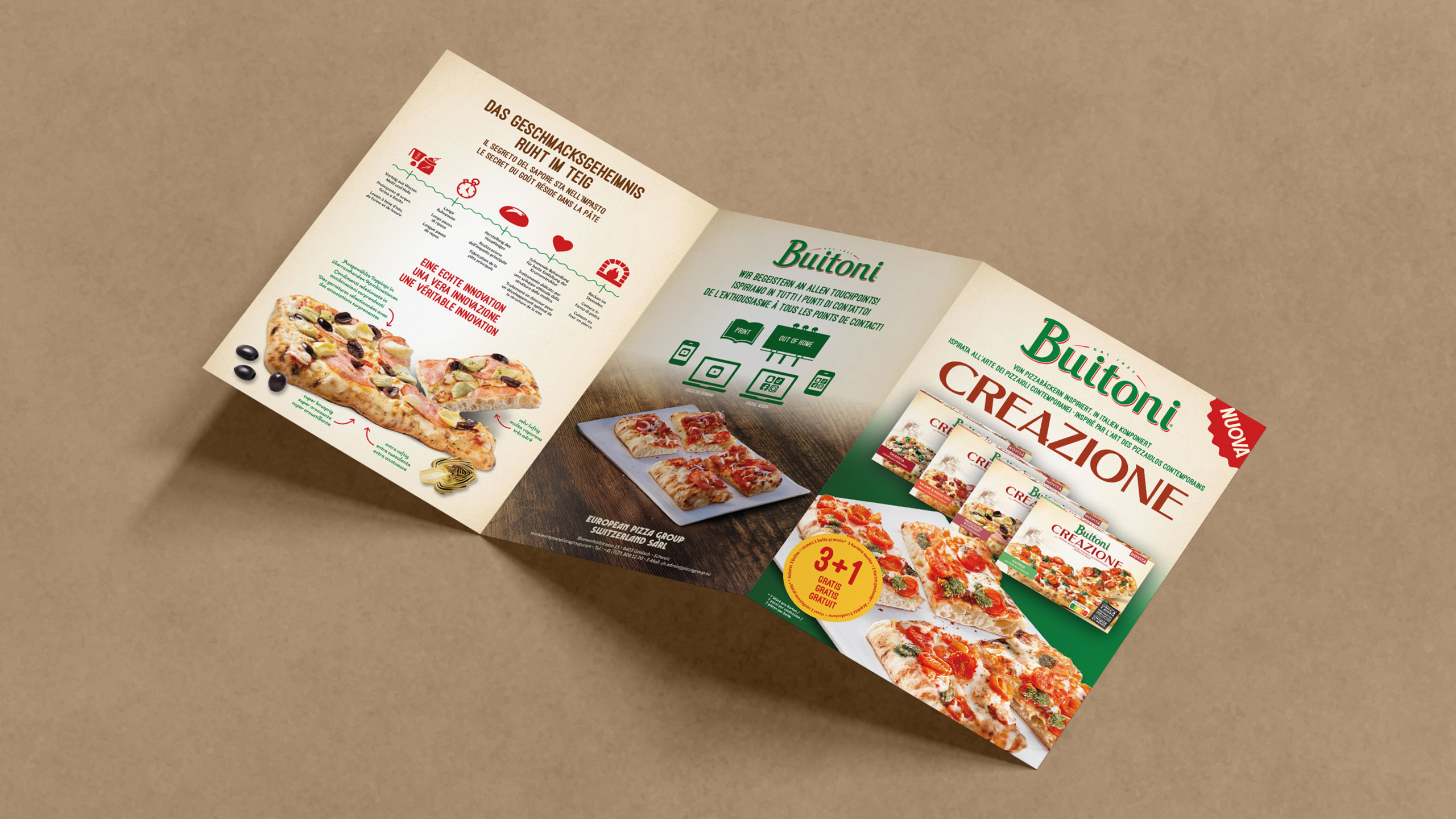 Referenz Buitoni Print Kommunikation - Baschnegger Ammann & Partner