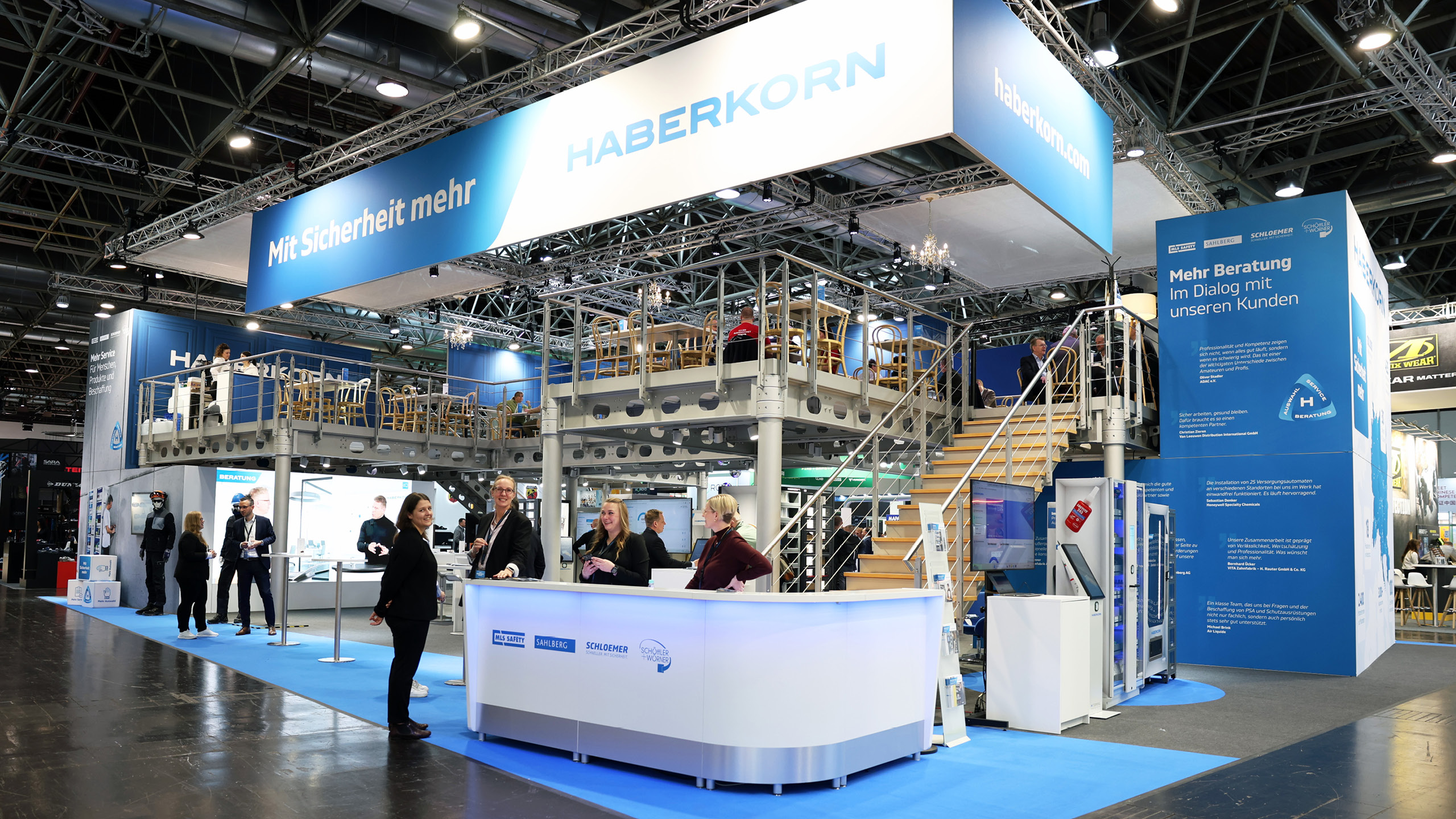 Referenz Haberkorn Messeauftritt A+A 2025 - Baschnegger Ammann & Partner